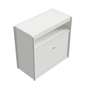 Lockable Info Counter - 1030H (White & Black)